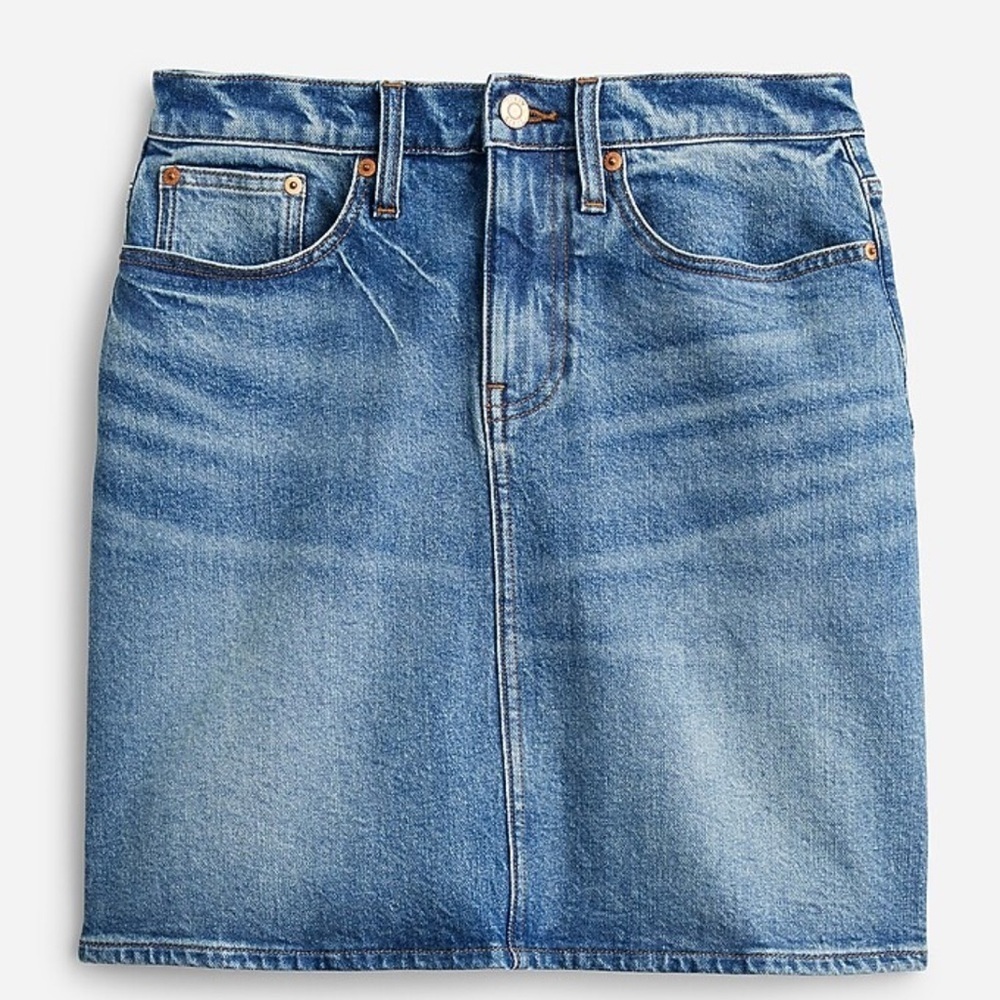 J.Crew Denim Mini Skirt Re-imagined 5 Pocket Light Wash Women’s Sz‎ 26